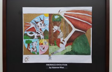 drawing of a dragon at different stages in its life