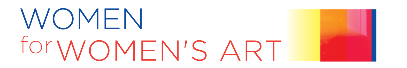 Text based logo of Women for Women's Art